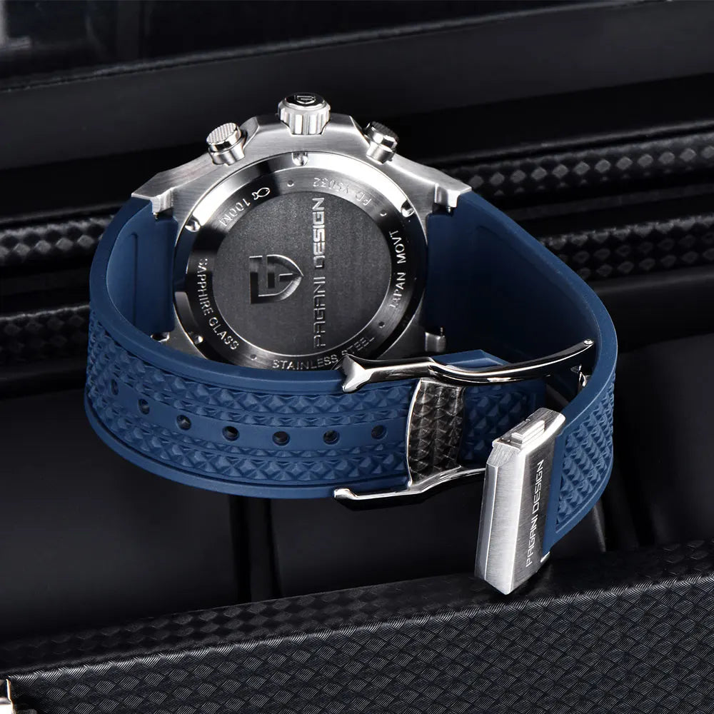 New PAGANI DESIGN Top Brand Men Watch Japan VK64 Quartz Watches Multi functional Chronograph Classic Luxury Wristwatch Men Gift