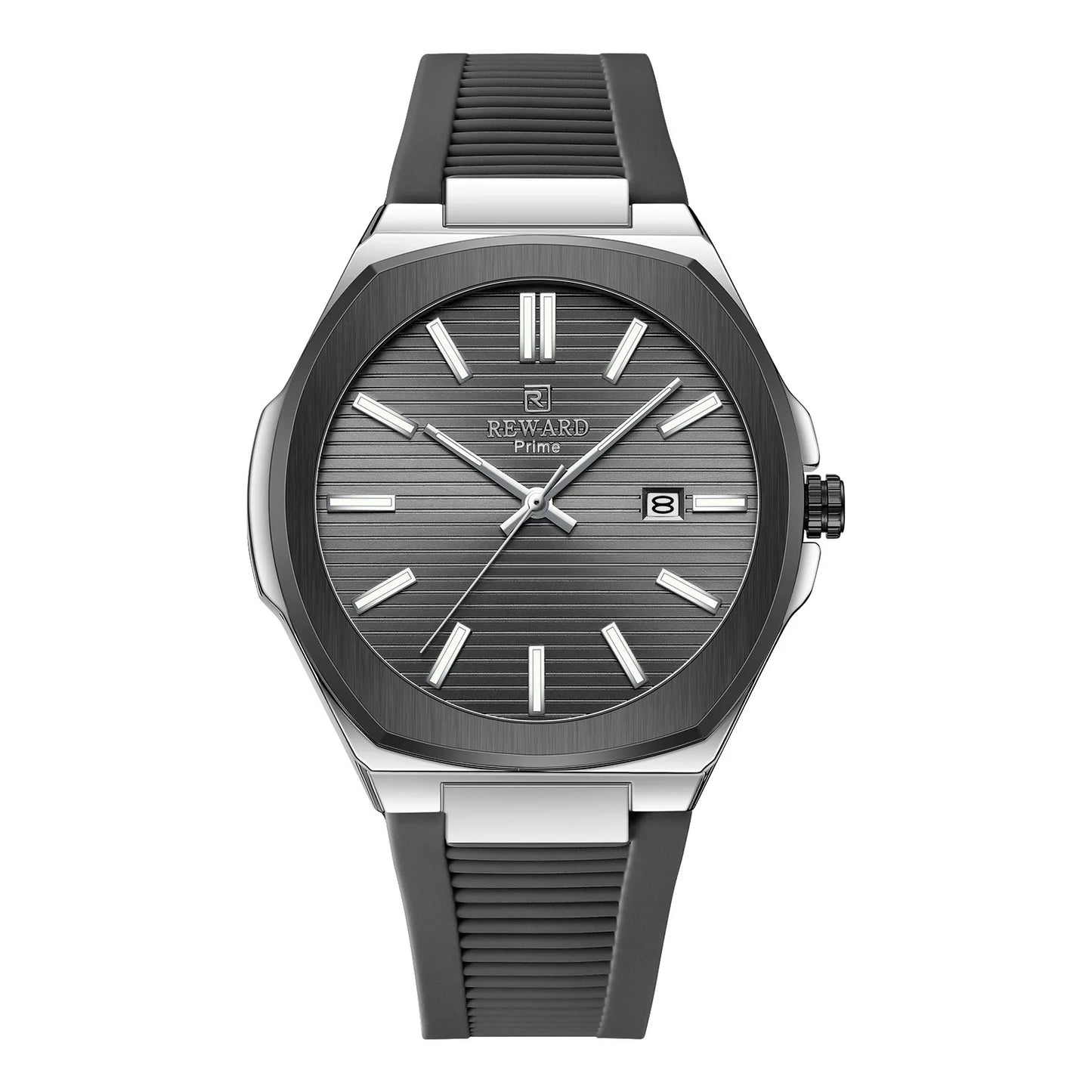 Reward 632829MCasual Sports Quartz Watch Silicone Strap Waterproof Calendar Luminous Watches for Men Montres Hommes Reloj Hombre