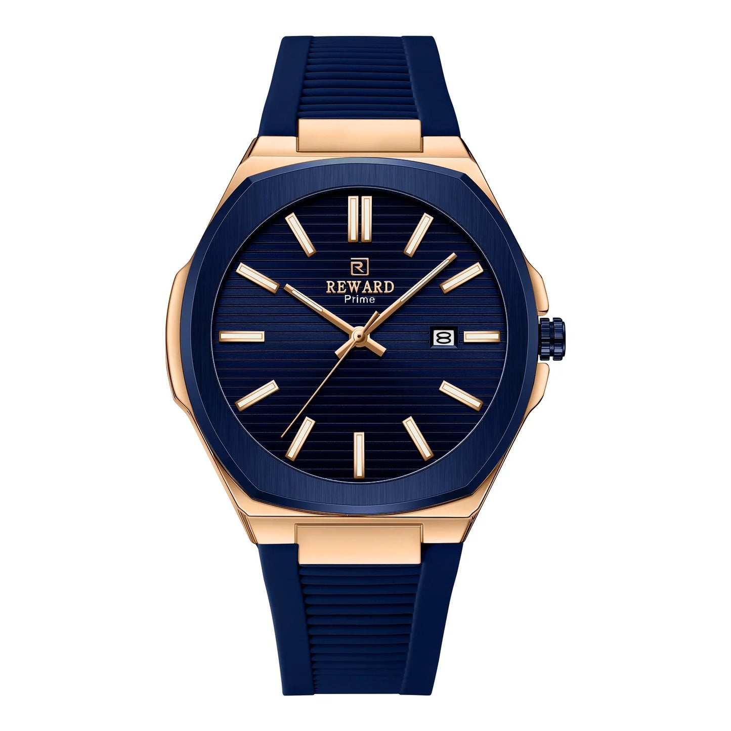Reward 632829MCasual Sports Quartz Watch Silicone Strap Waterproof Calendar Luminous Watches for Men Montres Hommes Reloj Hombre
