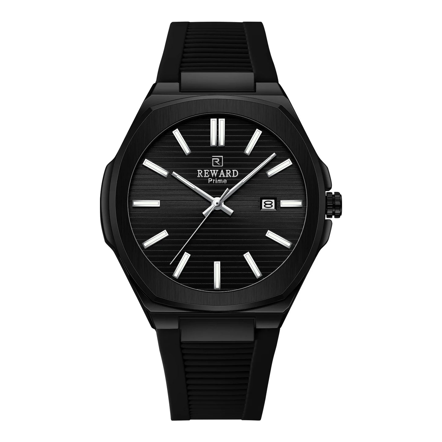 Reward 632829MCasual Sports Quartz Watch Silicone Strap Waterproof Calendar Luminous Watches for Men Montres Hommes Reloj Hombre