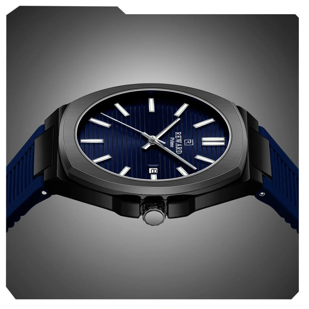 Reward 632829MCasual Sports Quartz Watch Silicone Strap Waterproof Calendar Luminous Watches for Men Montres Hommes Reloj Hombre