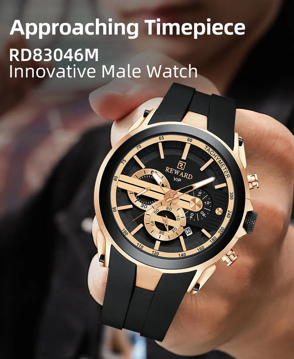 REWARD Watch for Men  Waterproof  Chronograph