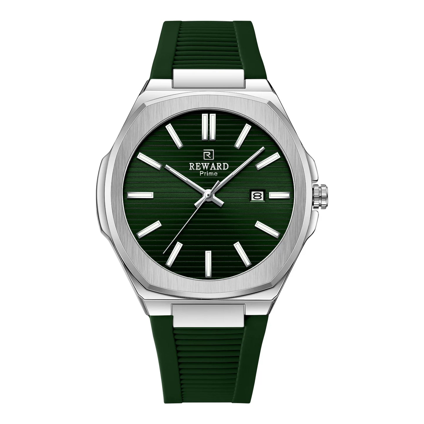 Reward 632829MCasual Sports Quartz Watch Silicone Strap Waterproof Calendar Luminous Watches for Men Montres Hommes Reloj Hombre