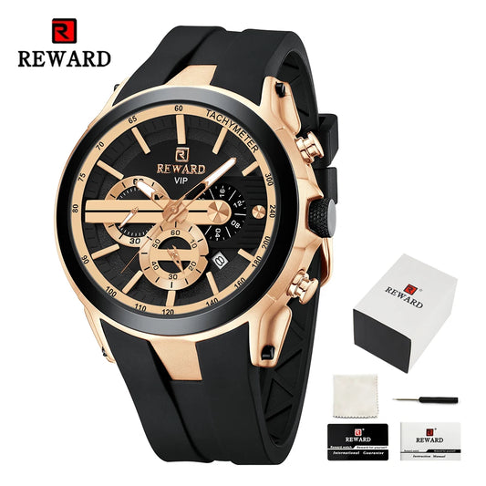REWARD Watch for Men  Waterproof  Chronograph