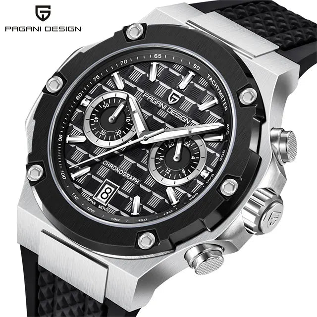 New PAGANI DESIGN Top Brand Men Watch Japan VK64 Quartz Watches Multi functional Chronograph Classic Luxury Wristwatch Men Gift