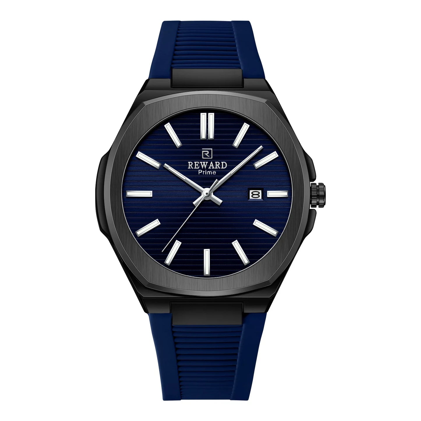Reward 632829MCasual Sports Quartz Watch Silicone Strap Waterproof Calendar Luminous Watches for Men Montres Hommes Reloj Hombre