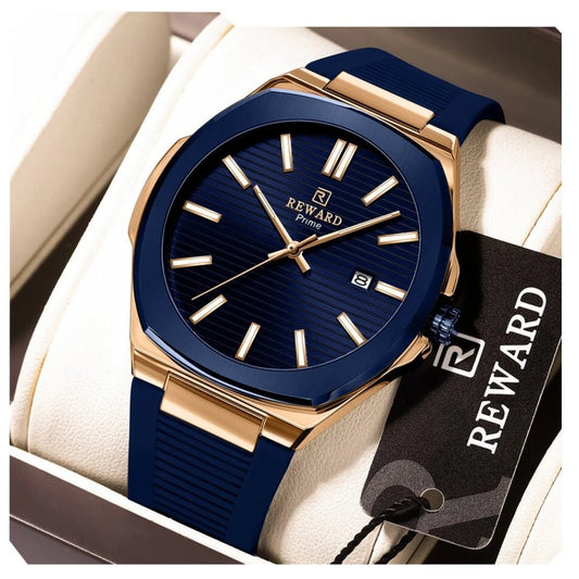 Reward 632829MCasual Sports Quartz Watch Silicone Strap Waterproof Calendar Luminous Watches for Men Montres Hommes Reloj Hombre