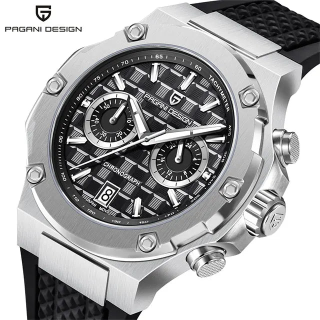 New PAGANI DESIGN Top Brand Men Watch Japan VK64 Quartz Watches Multi functional Chronograph Classic Luxury Wristwatch Men Gift