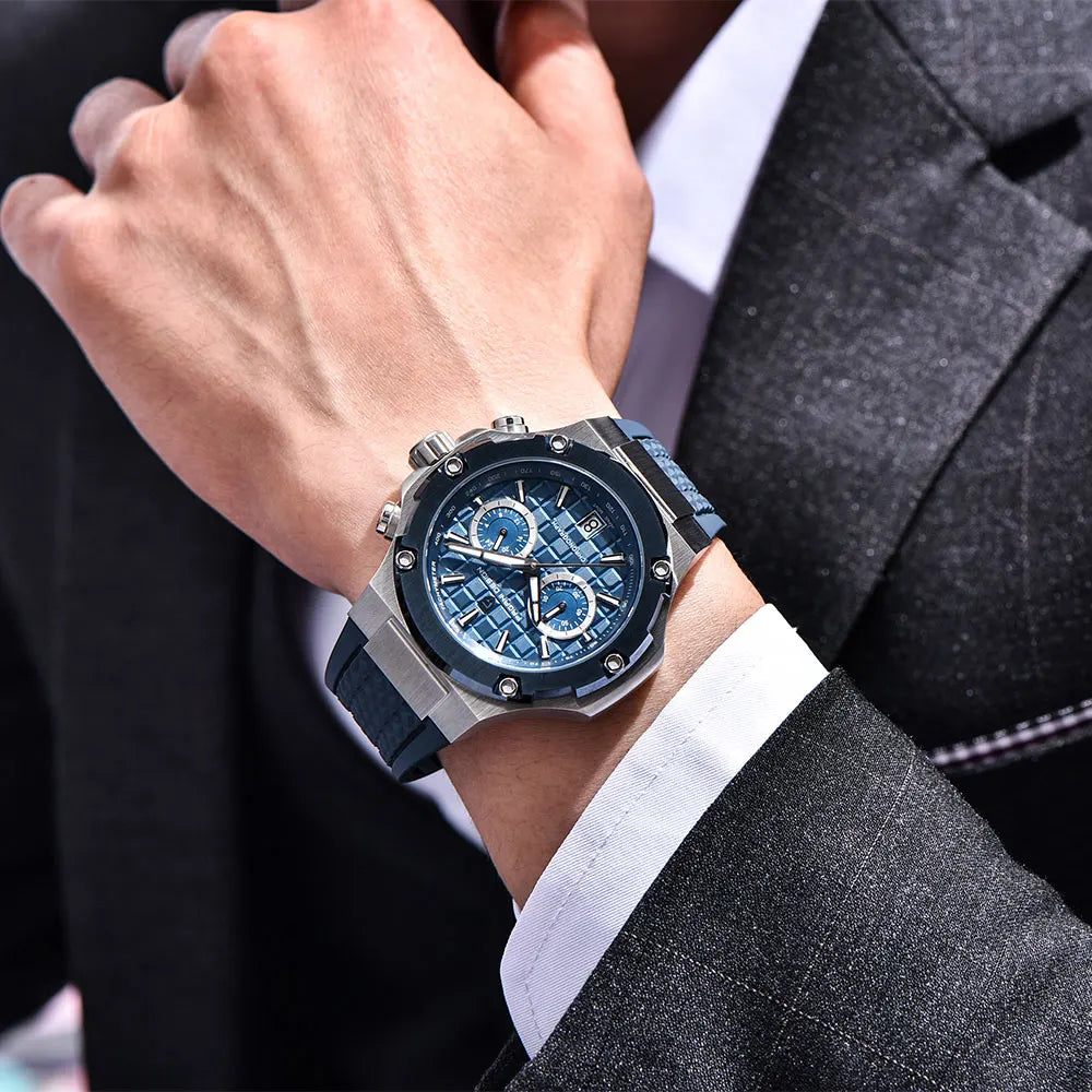 New PAGANI DESIGN Top Brand Men Watch Japan VK64 Quartz Watches Multi functional Chronograph Classic Luxury Wristwatch Men Gift